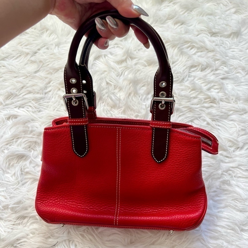 ❤️ Vintage Red Dooney and Bourke All Weather Purse Bag ❤️ - Picture 3 of 16